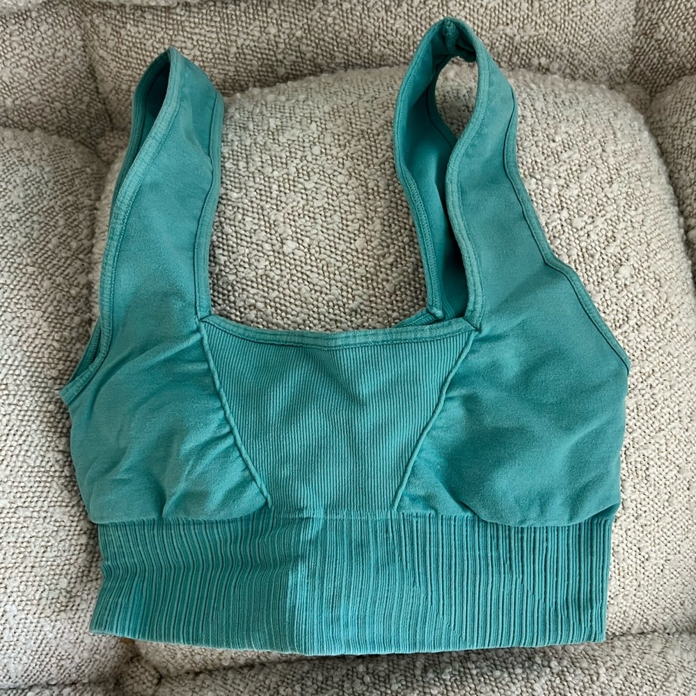 Stretchy, Soft FP Movement Women's Teal Sports Bra